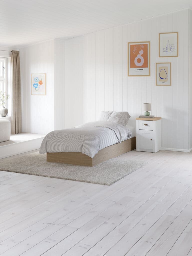 Colchão espuma 90x200cm WELLPUR KVITA GF85 branco