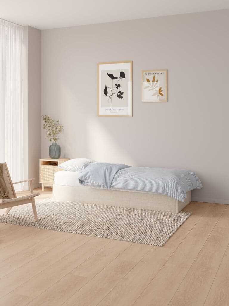 Colchão espuma 90x200cm WELLPUR KVITA GF85 branco