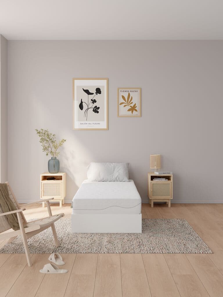 Colchão espuma 90x200cm WELLPUR KVITA GF85 branco
