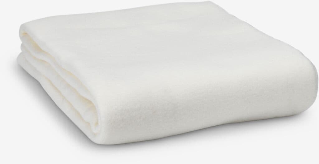 Manta polar SKOGVIKKE 130x160 branco