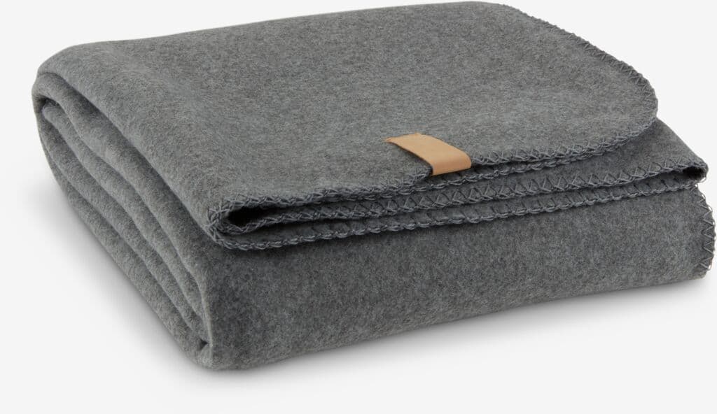 Manta polar DAGLILJE 130x170 cinzento escuro
