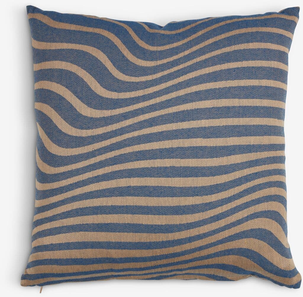 Almofada decorativa SYLARVE 45x45 azul/bege