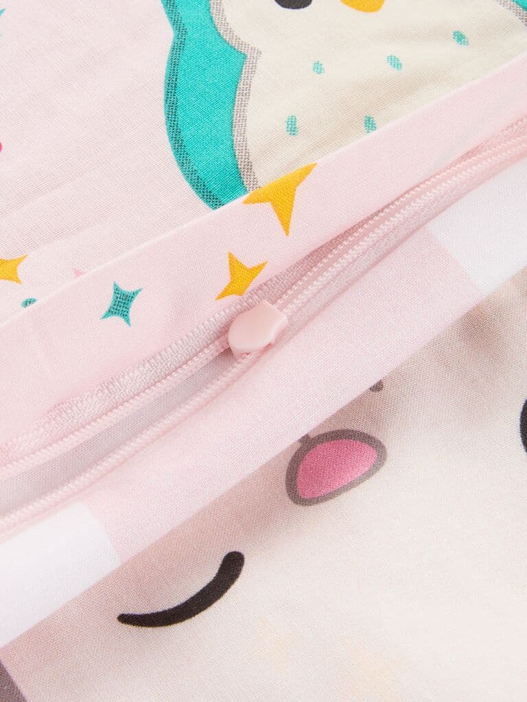 Conjunto capa edredão SQUISHMALLOWS 155x220 rosa