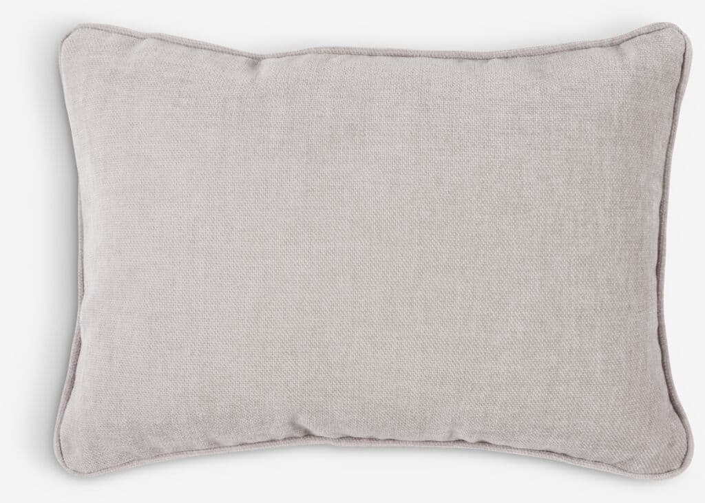 Almofada decorativa HORNFIOL 35x50 chenille cinzento claro