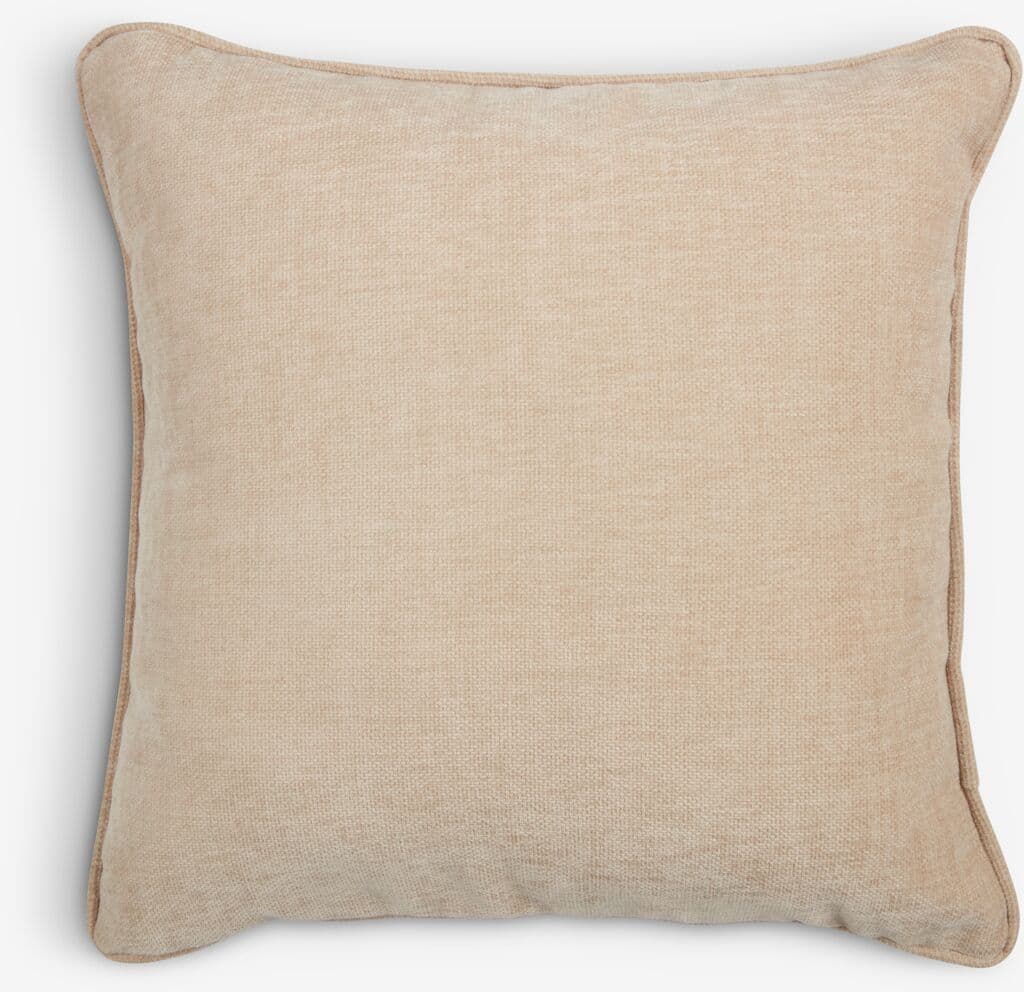 Almofada decorativa HORNFIOL chenille 45x45 bege