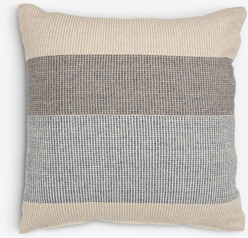 Almofada decorativa BERGFLETTE 45x45 bege/azul