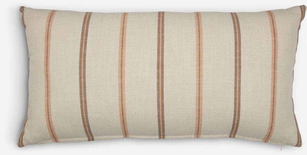 Almofada decorativa ENGKLOKKE 30x60 bege/castanho