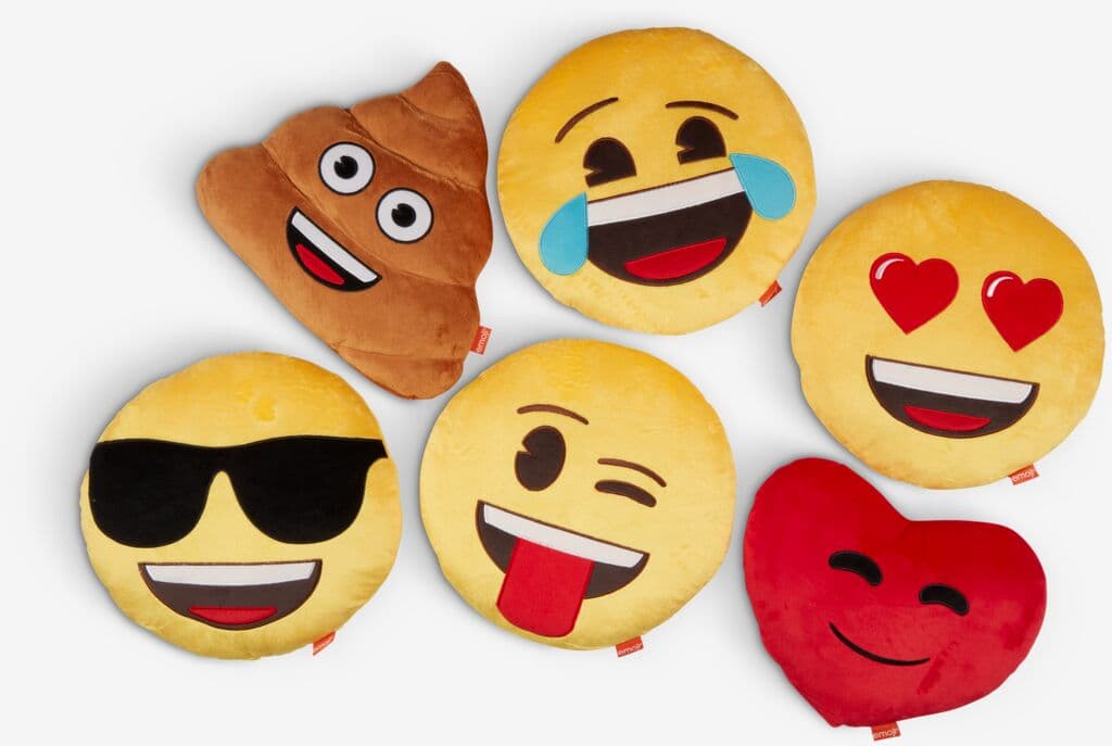 Almofada decorativa EMOJI Ø35 sortido