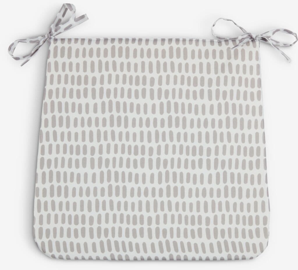 Coxim para cadeira AL 34x36x2 cinzento