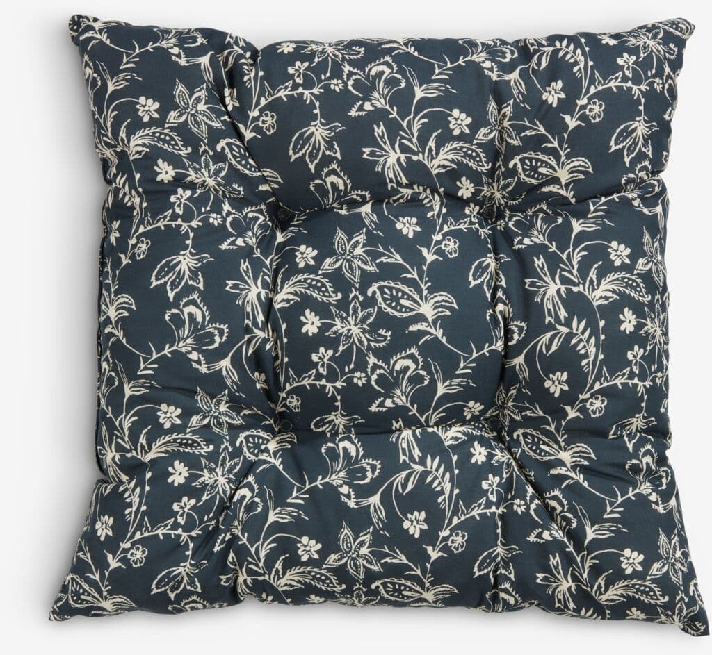 Coxim para cadeira SELJE 40x40x8 azul escuro
