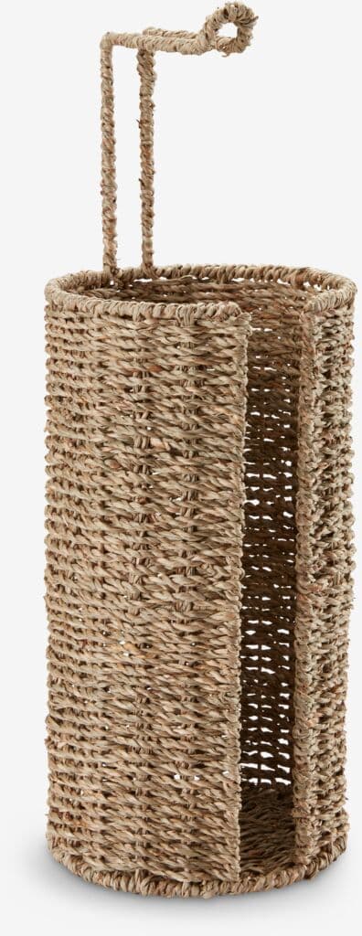 Suporte papel higiénico VANSBRO Ø16xA47cm erva marinha