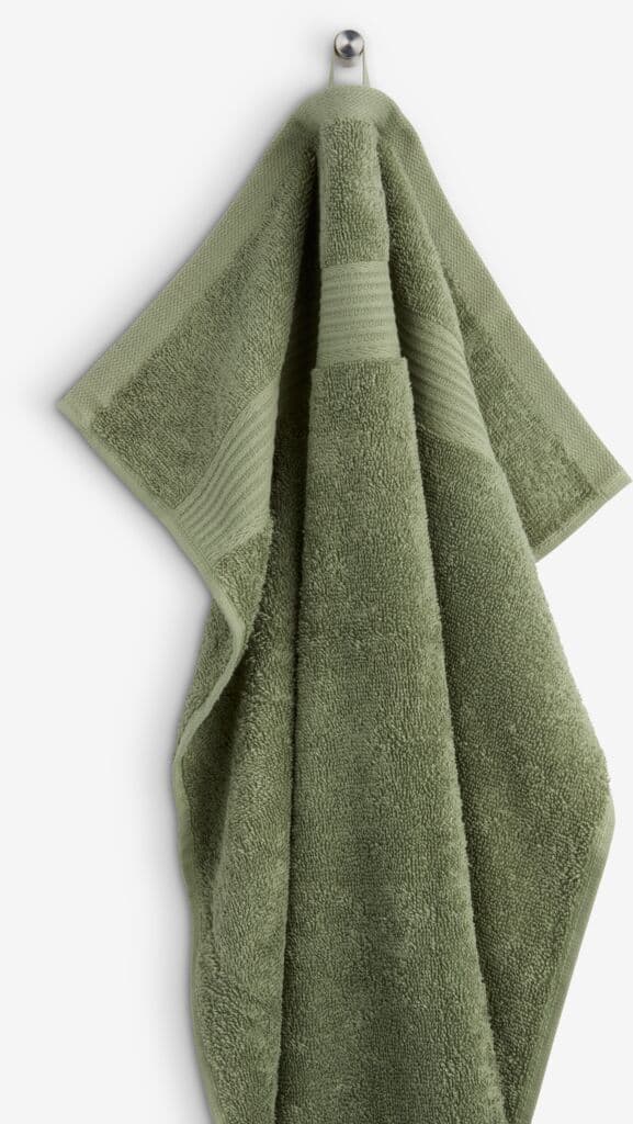 Toalha de mãos KARLSTAD 50x100 verde-tropa