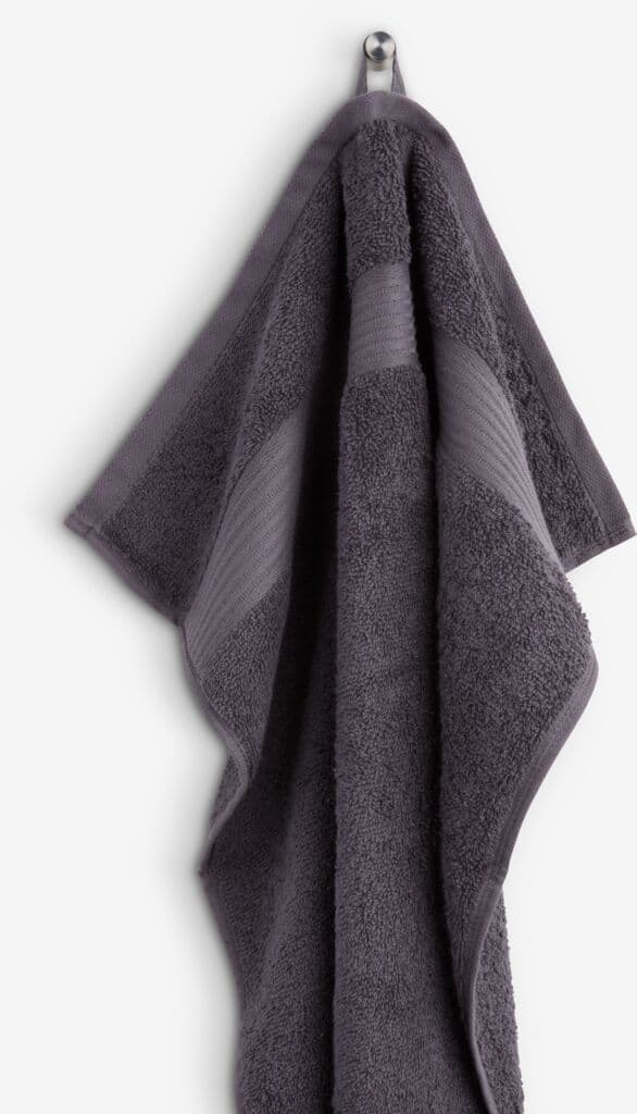 Toalha de mãos KARLSTAD 50x100 cinzento escuro