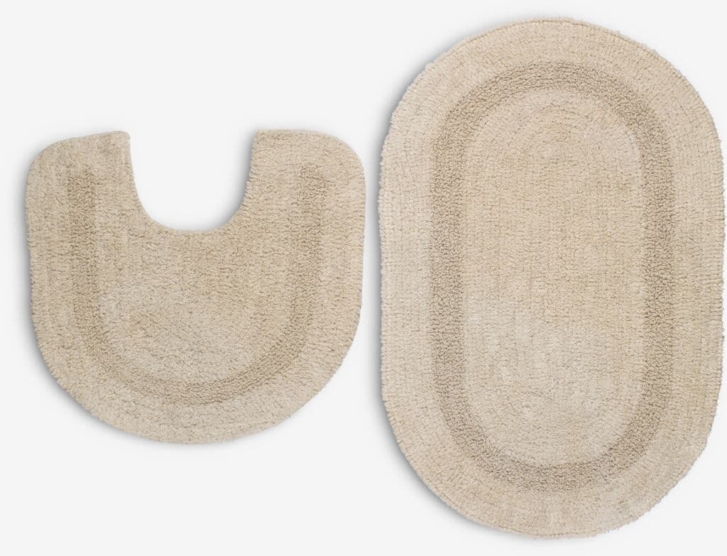 Conjunto tapetes de casa de banho LERDALA 2 unidades bege