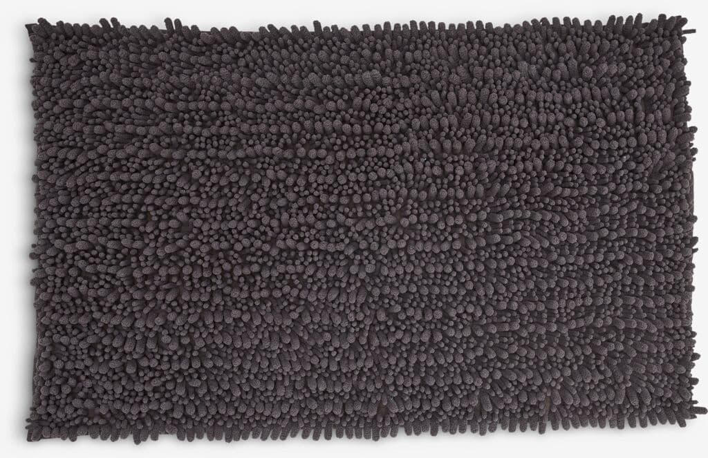Tapete de casa de banho ROSVIK 50x80 cm chenile antracite