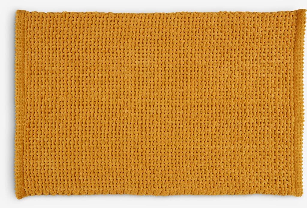 Tapete de casa de banho NOLVIK 50x80 amarelo KRONBORG