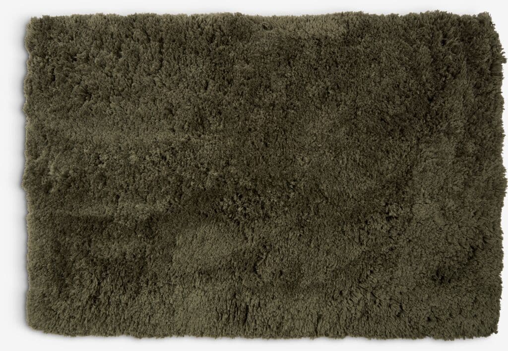 Tapete de casa de banho SANDVIKEN 60x90cm microfibra verde
