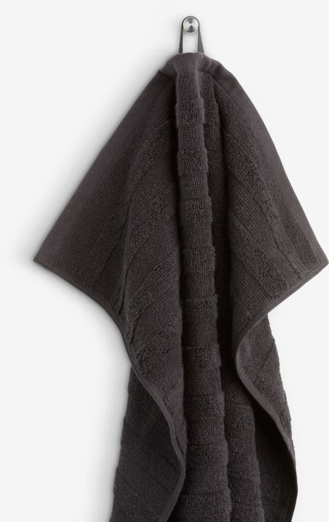 Toalha de mãos TORSBY 50x90 preto