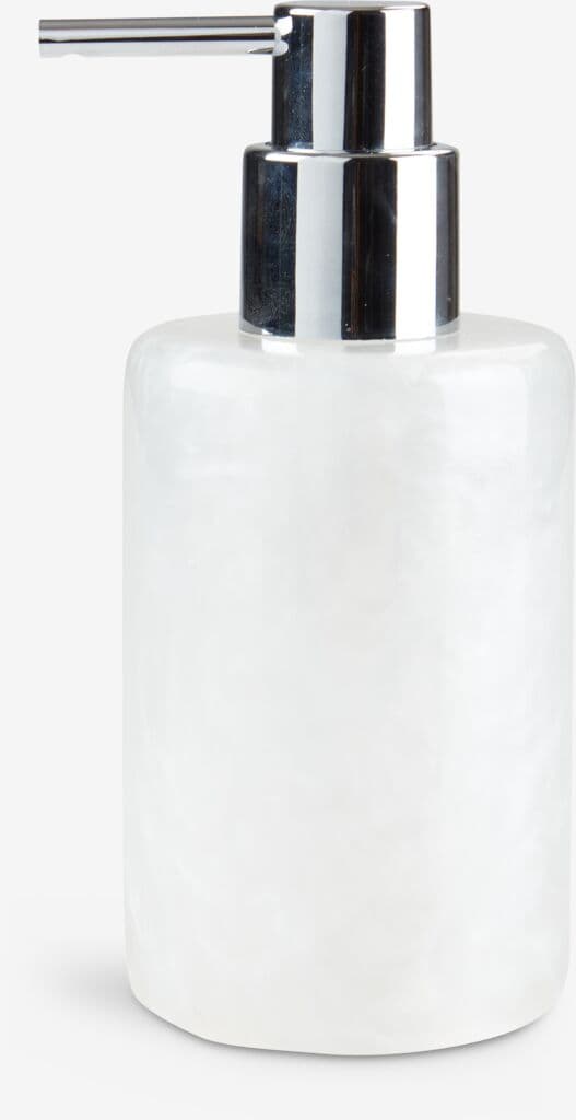 Dispensador de sabão LISTERBY efeito madrepérola branco