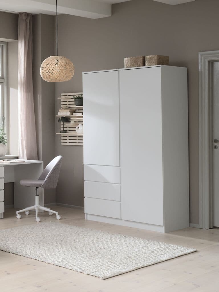 Roupeiro LIMFJORDEN 120x200 combi branco