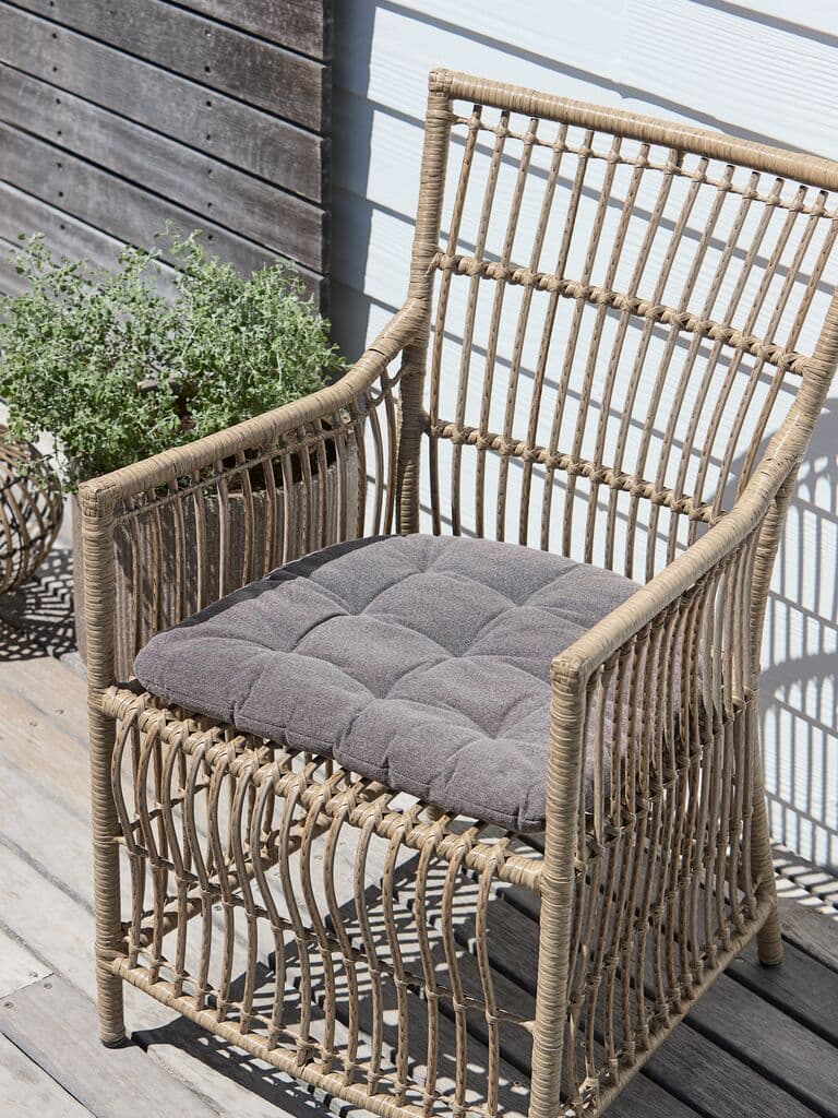 Coxim de jardim para cadeira VEJRHOLM cinzento