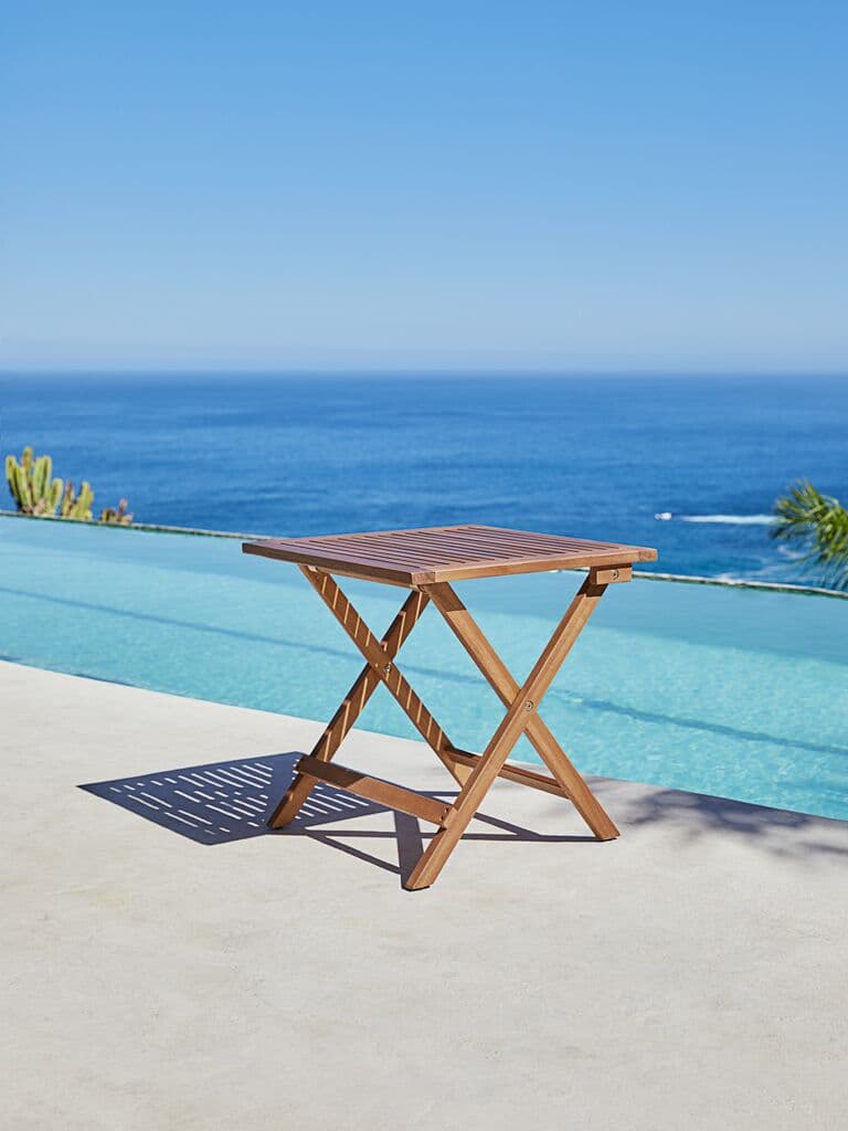 Mesa de apoio UBJERG L46xC46xA46 madeira dura