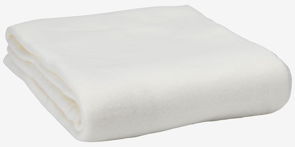 Manta polar SKOGVIKKE 130x160 branco