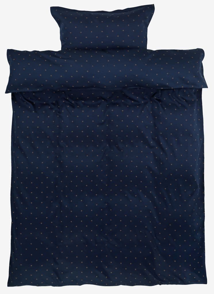 Conjunto capa edredão acetinado STELLA 155x220 azul