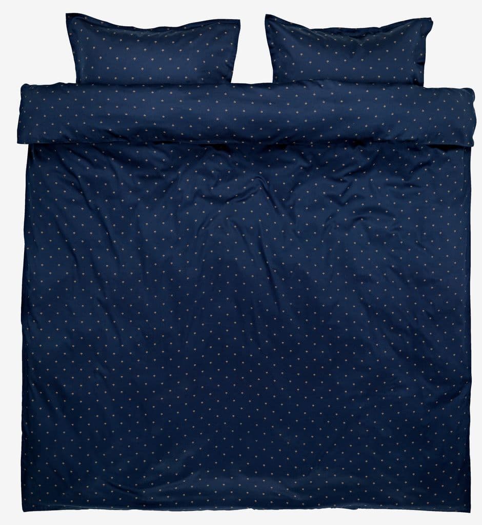 Conjunto capa edredão acetinado STELLA 240x220 azul