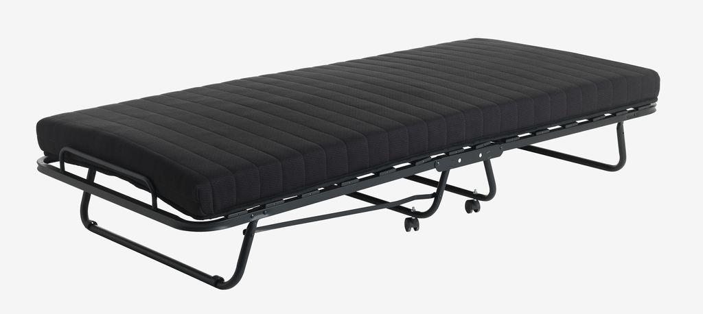 Cama de hóspedes DAMSBRO 90x200 preto