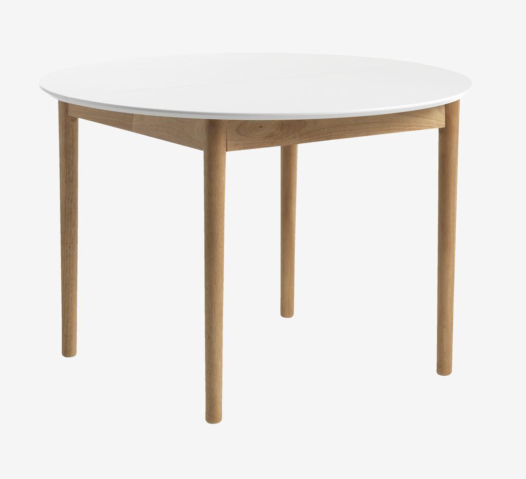 Mesa de jantar MARSTRAND Ø110/110x200 branco