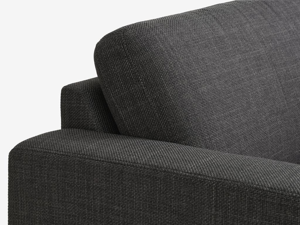 Sofá KONGSMARK chaise-longue cinzento escuro