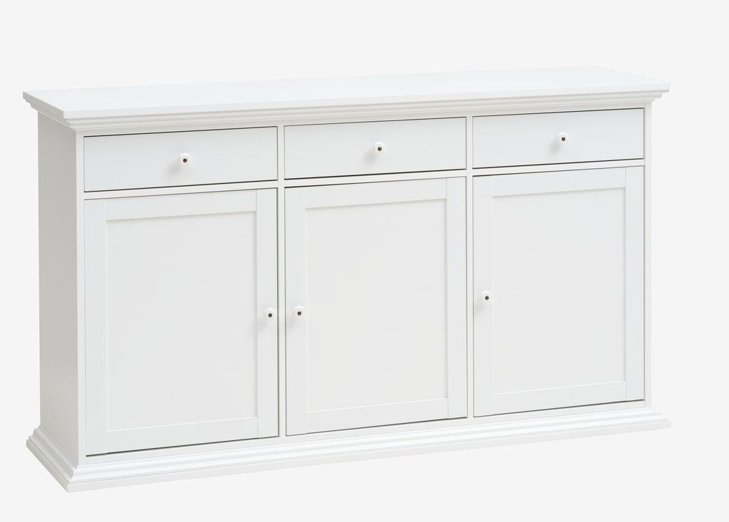 Aparador FREDENSBORG 3 portas branco