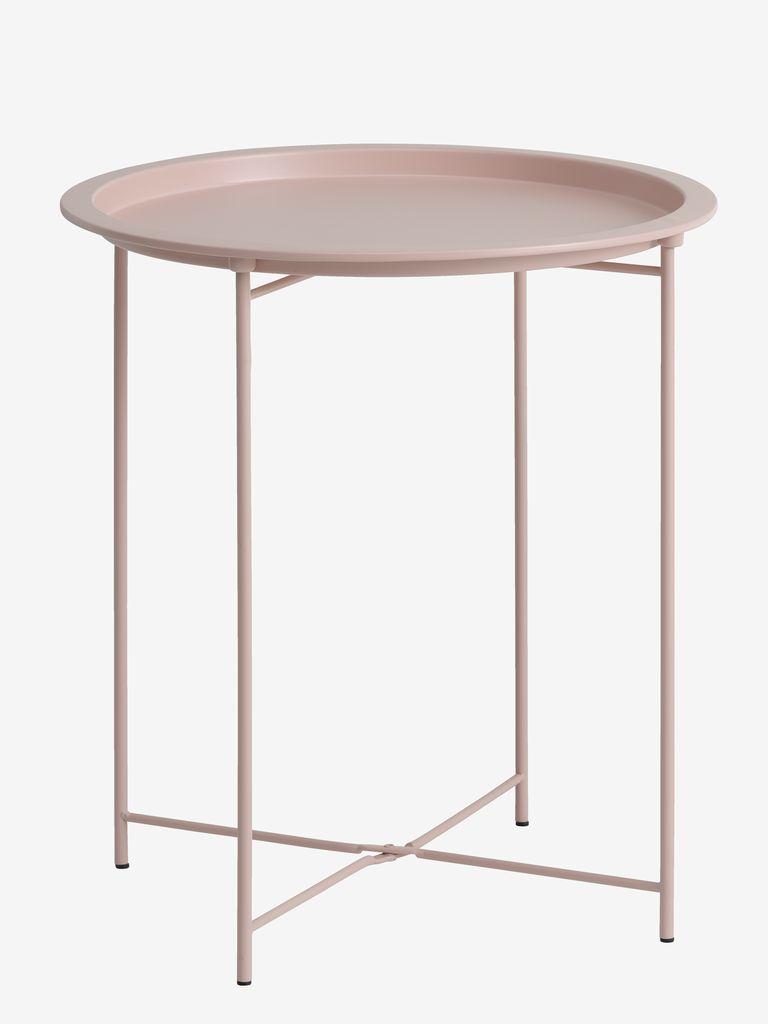 Mesa de apoio RANDERUP Ø47 rosa claro