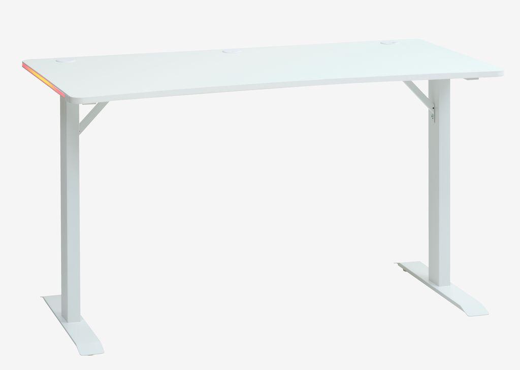 Mesa gaming HALBJERG 62x135 com LED branco