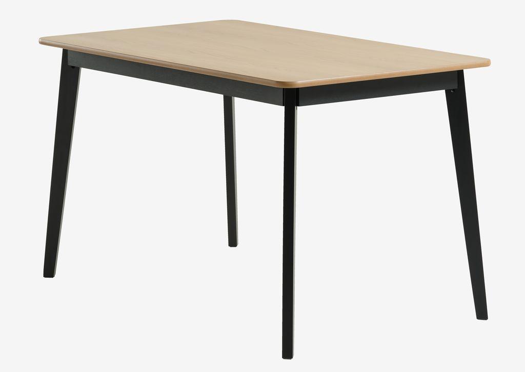 Mesa de jantar JEGIND 80x130 carvalho/preto