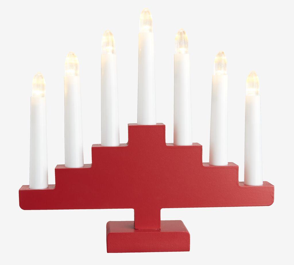 Arco de velas HILDEGUN L24cm 7 LED e temporizador