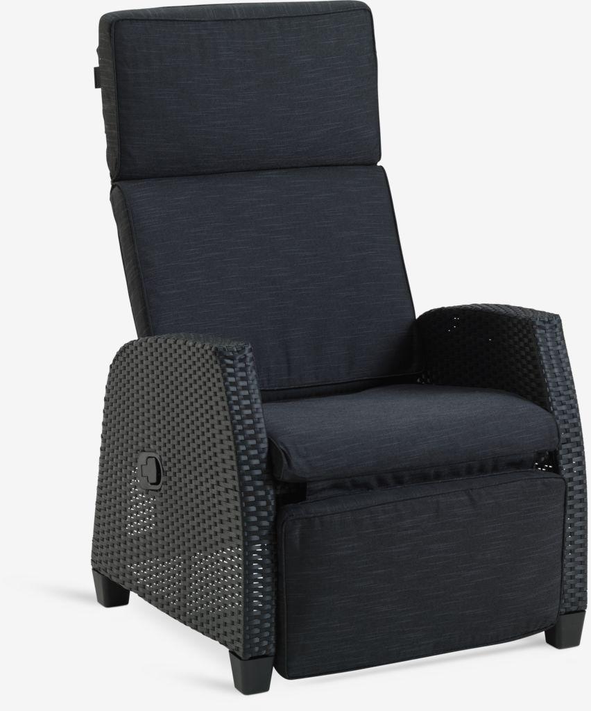 Cadeira lounge DOVRE preto