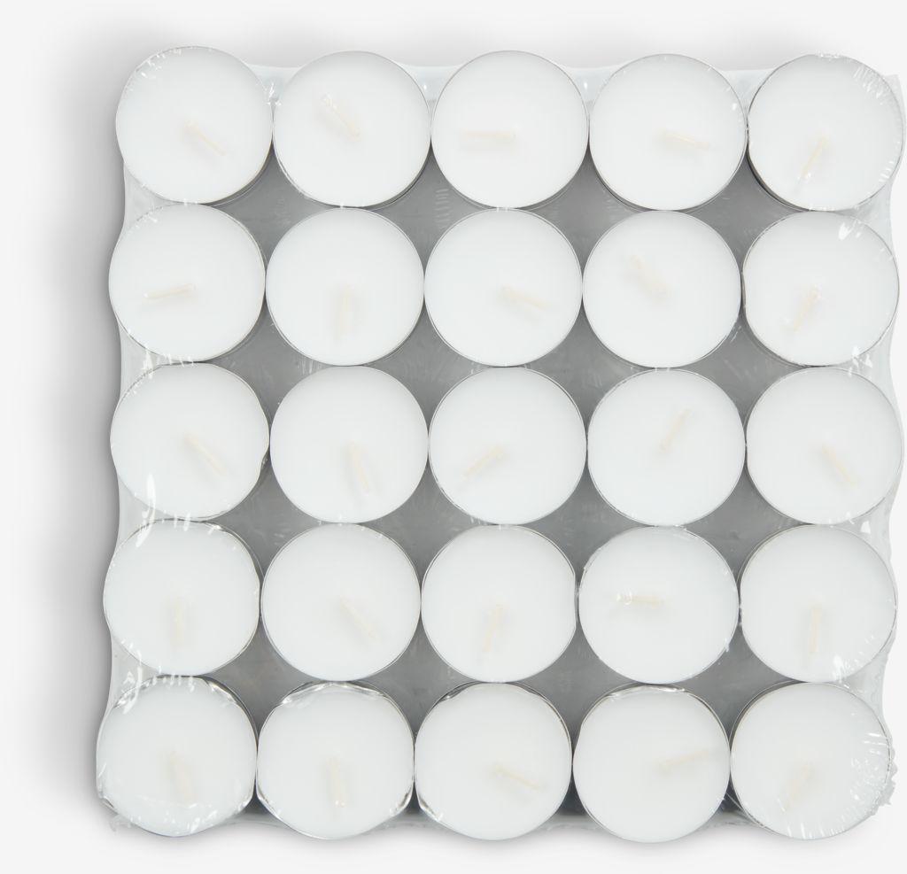 Velas pequenas REGNER 50 unidades branco