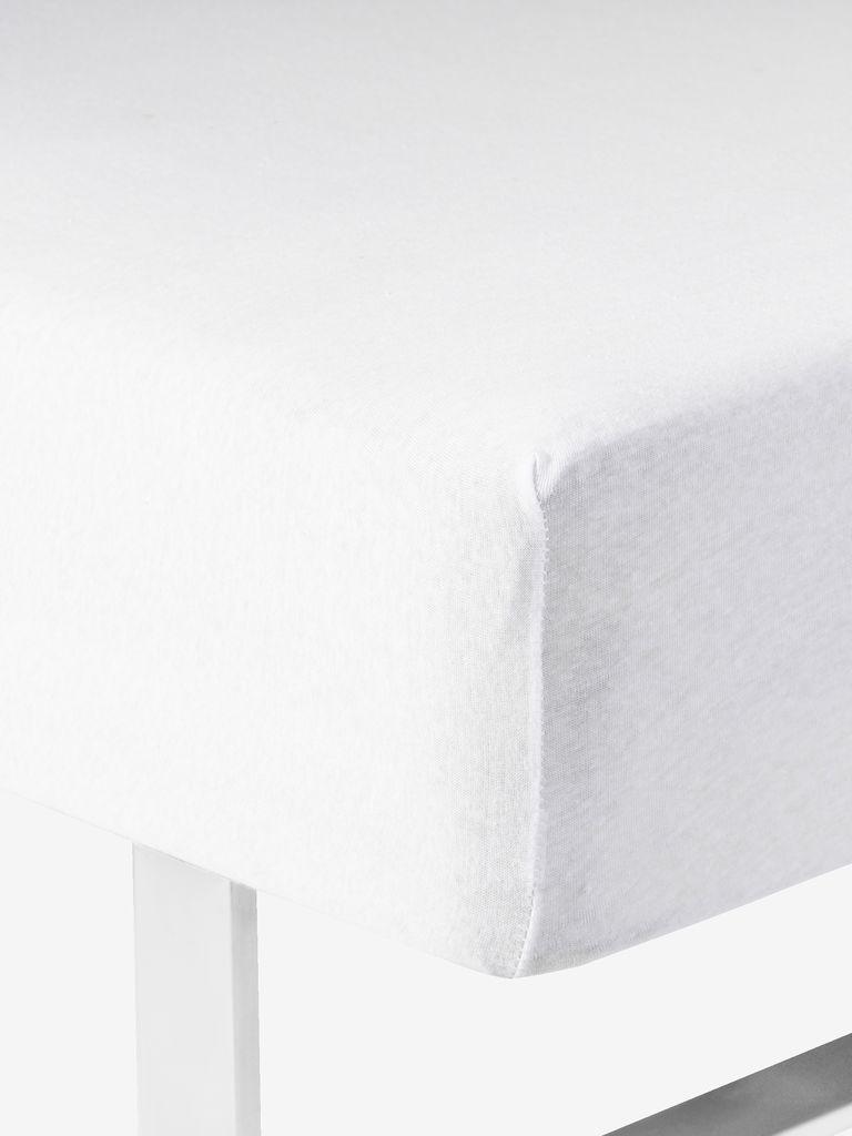 Lençol jersey JETTE 160x200x35 branco